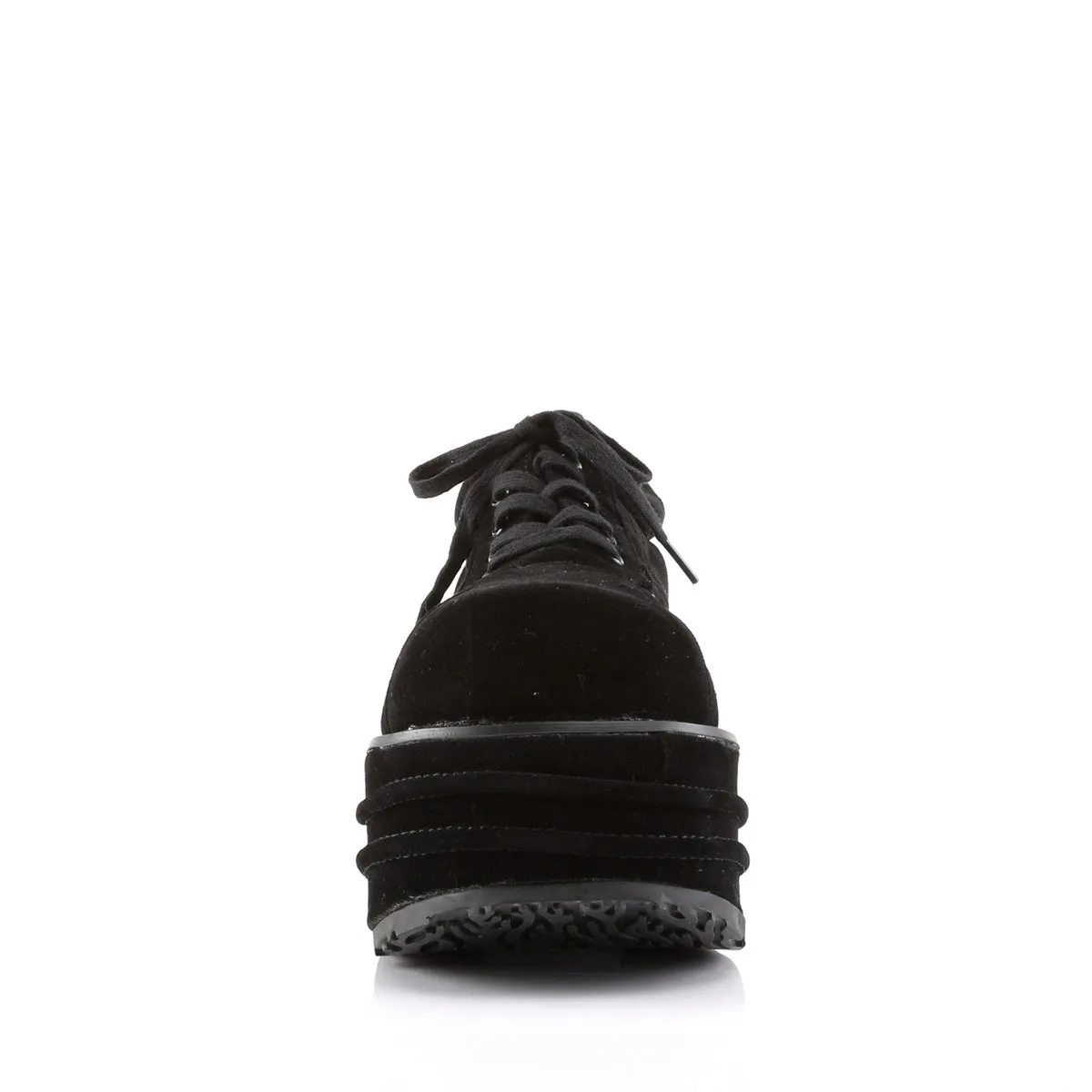 TEMPO-08  Black Vegan Suede