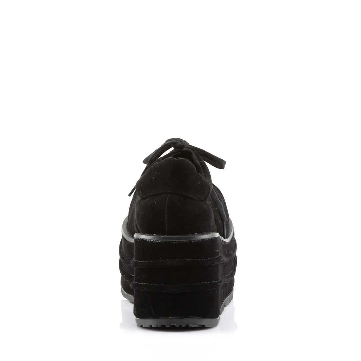 TEMPO-08  Black Vegan Suede