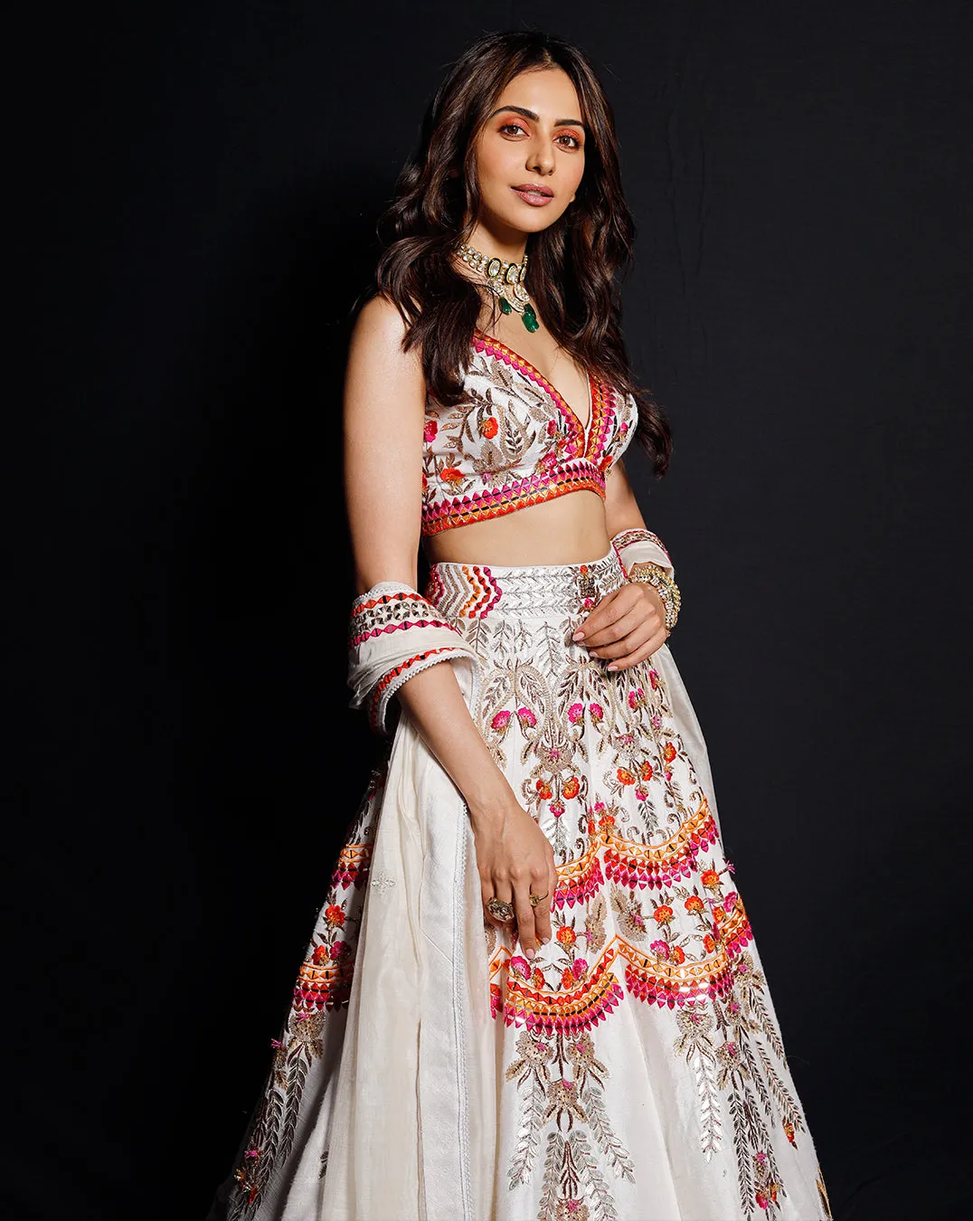 The Garden of Silk Lehenga