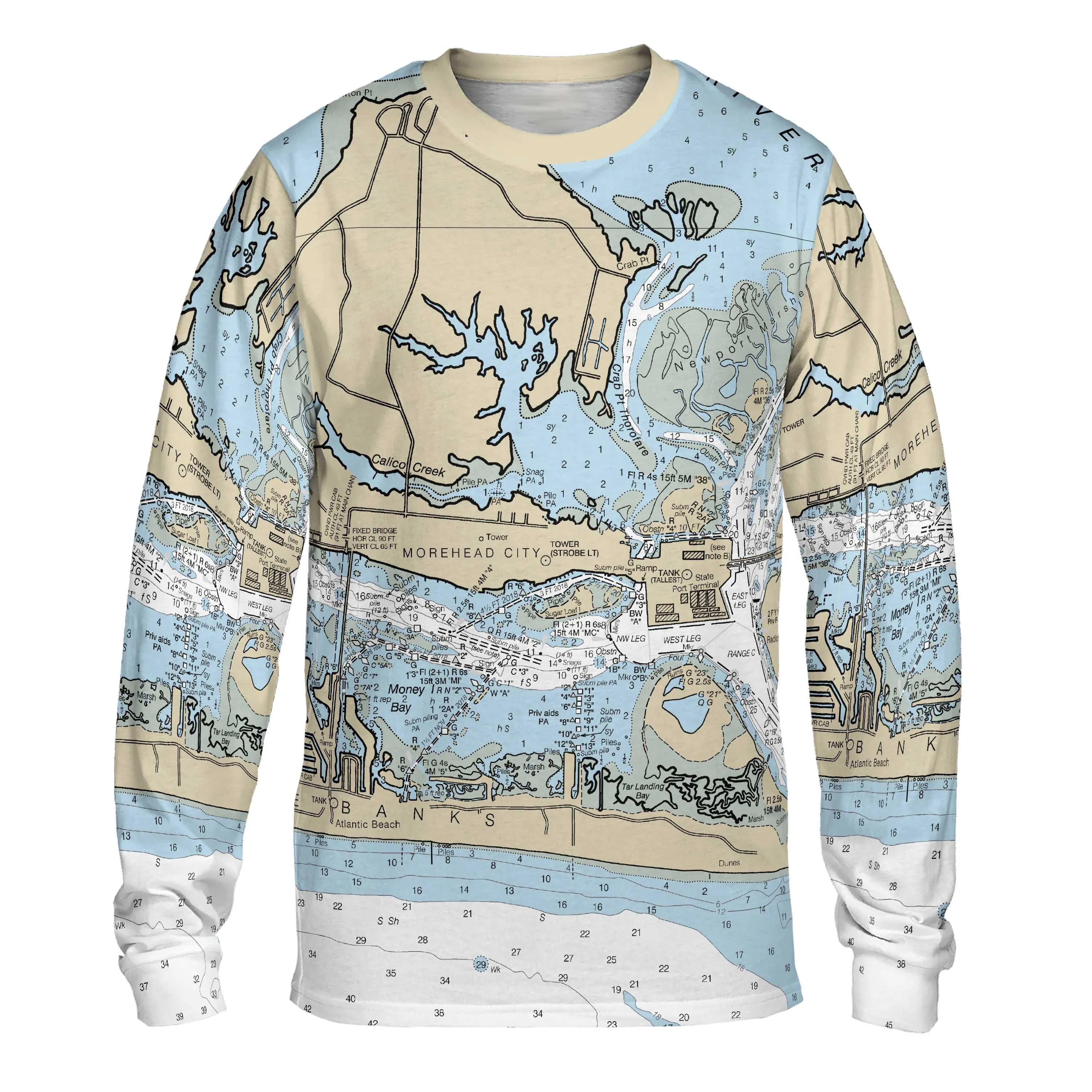 The Morehead City Long Sleeve Performance Tee