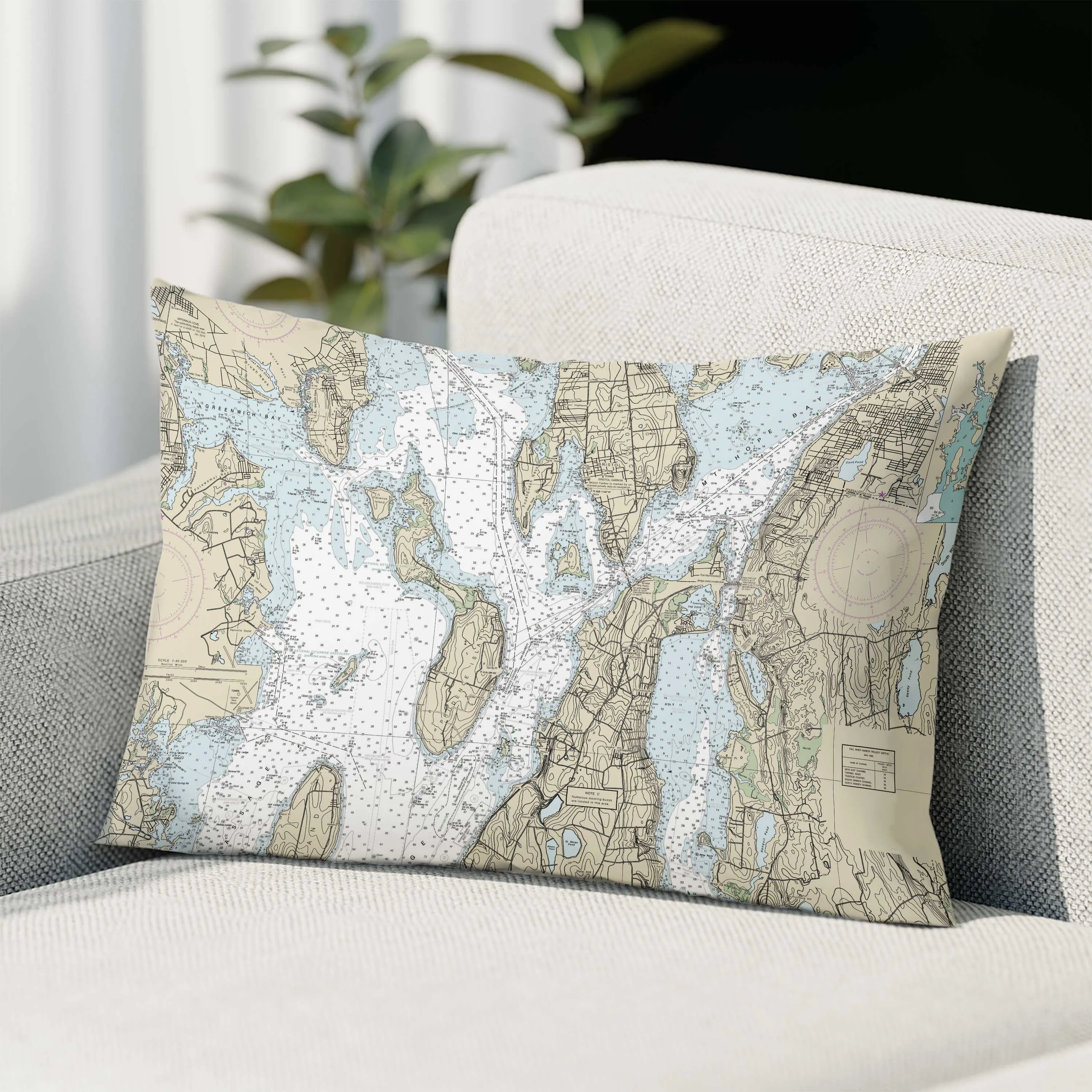 The Narragansett Bay Rectangle Pillow Cover