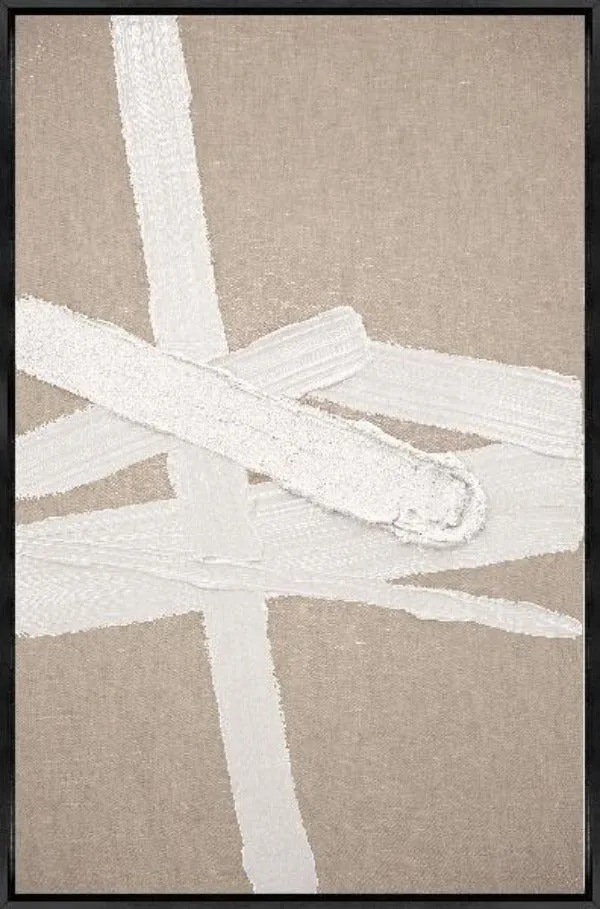 Through the Moment III - Hand-Painting on Linen