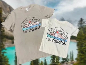 Time to Explore T-Shirt - Adult & Kids