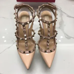 Top quality High heel rivet women sandals office