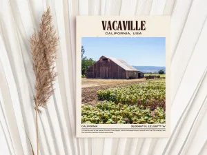 Vacaville Vintage Wall Art, California, USA
