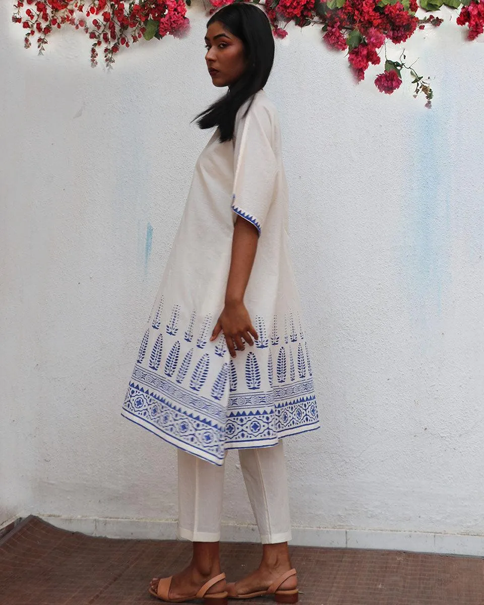 Vasara Blockprinted Cotton Kurta Set - BGVL