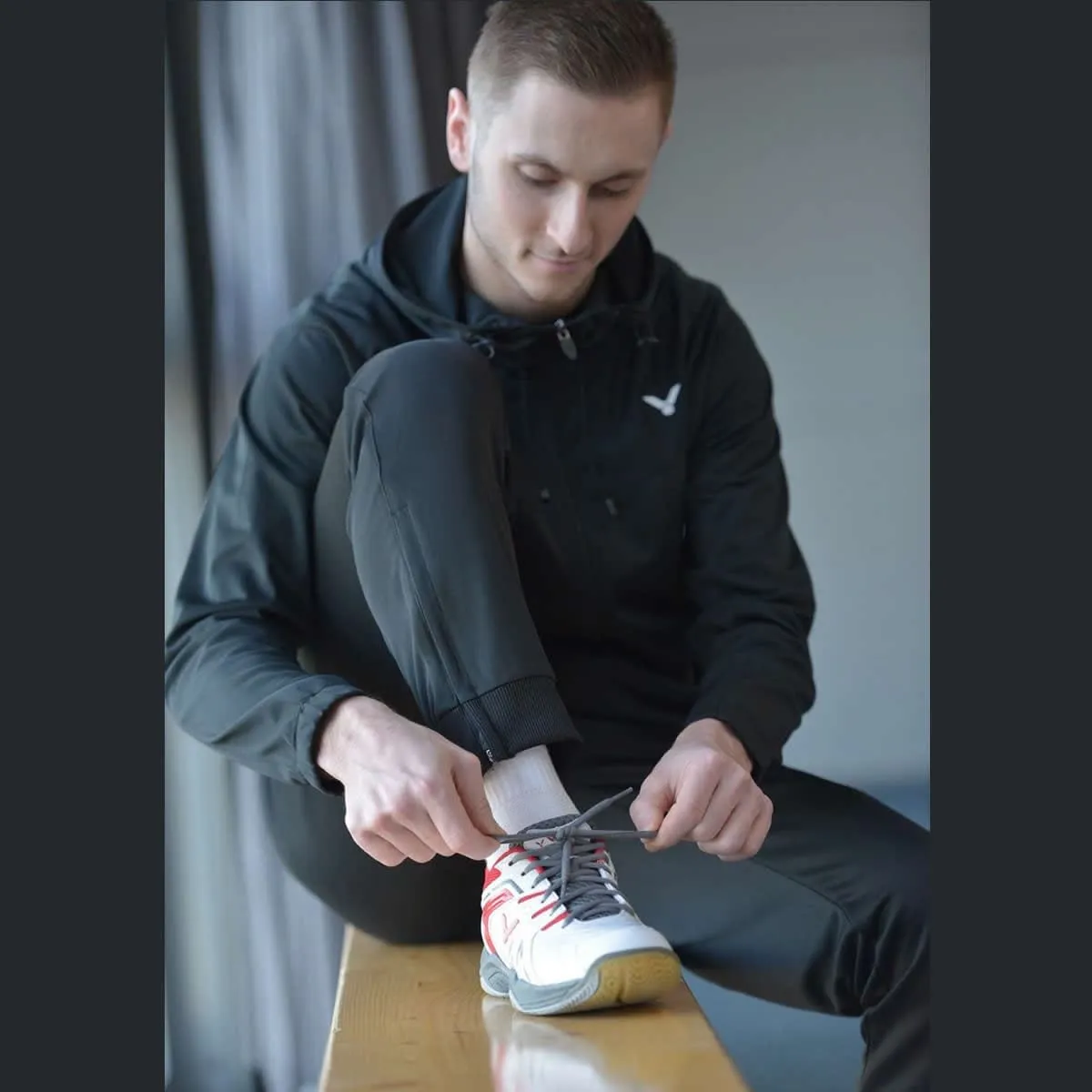 Victor Badminton TA Jacket Team Black 3529