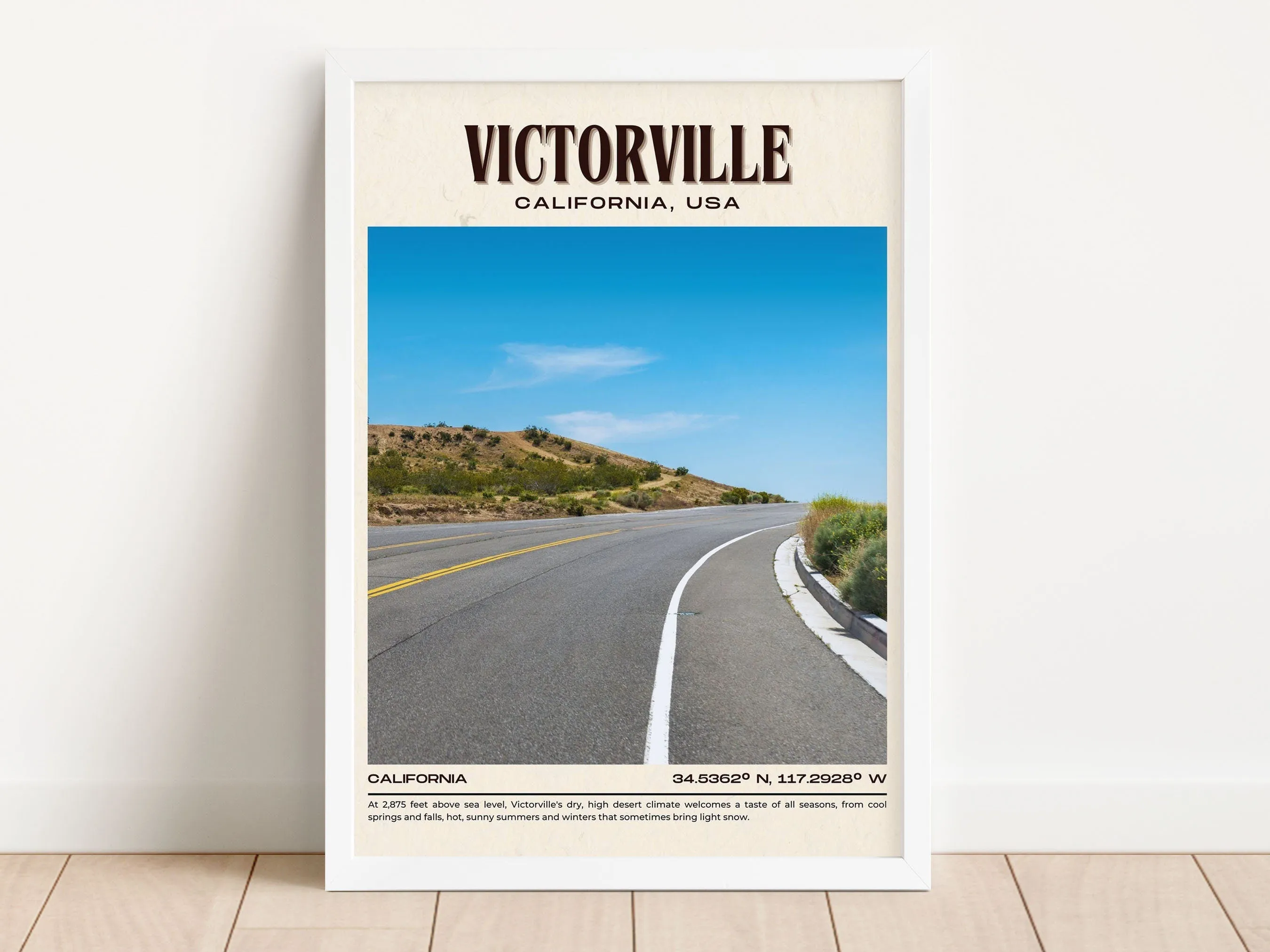 Victorville Vintage Wall Art, California, USA