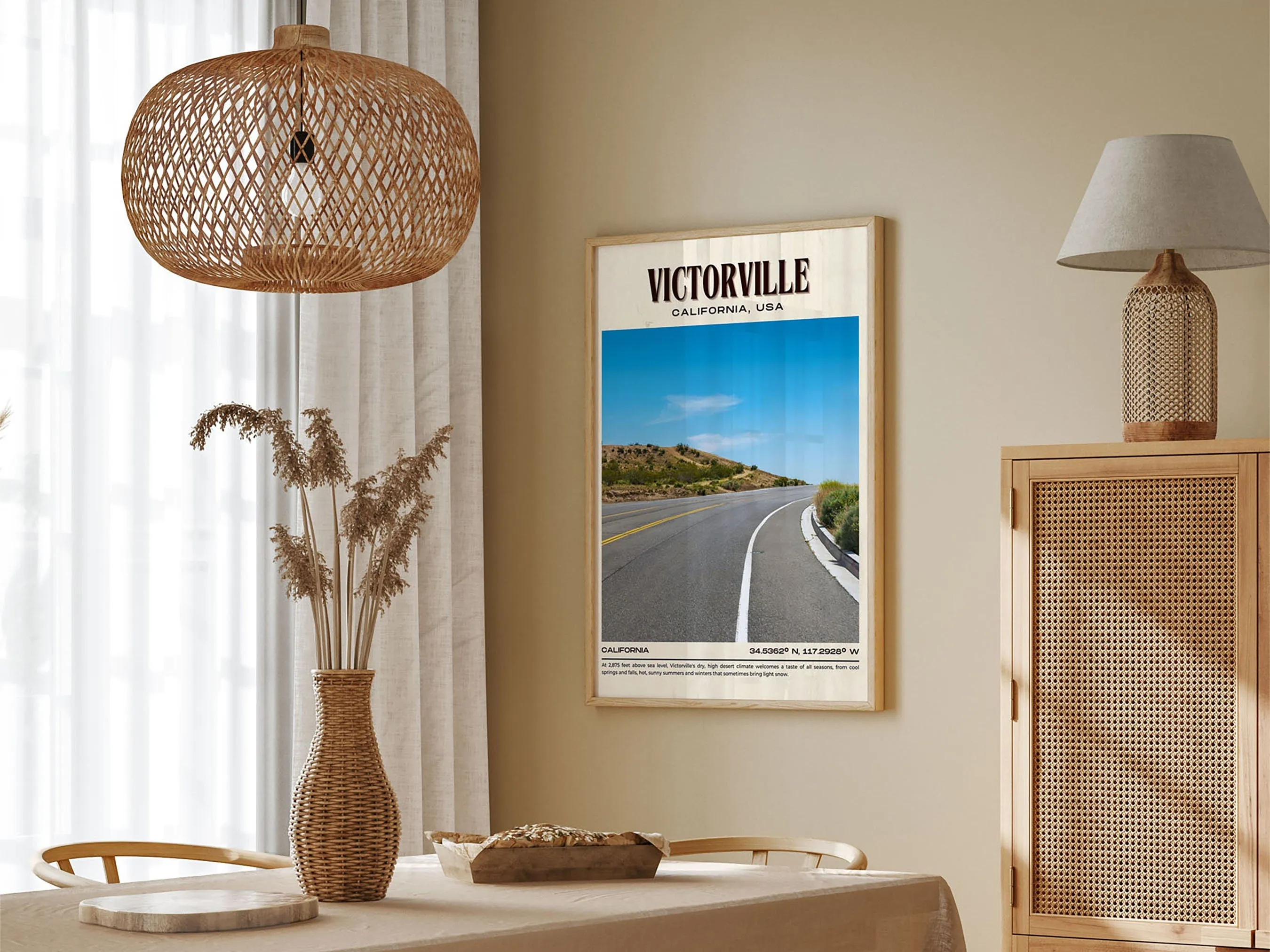 Victorville Vintage Wall Art, California, USA