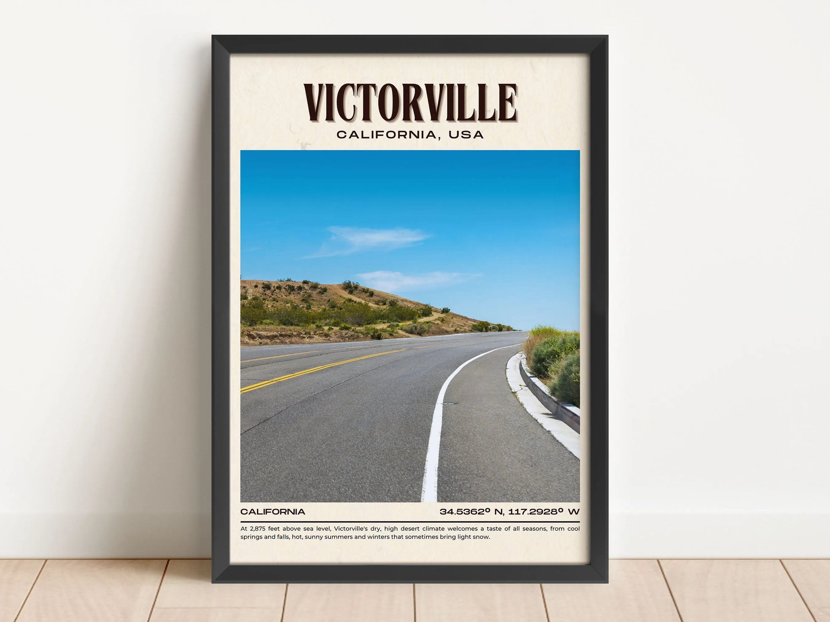 Victorville Vintage Wall Art, California, USA