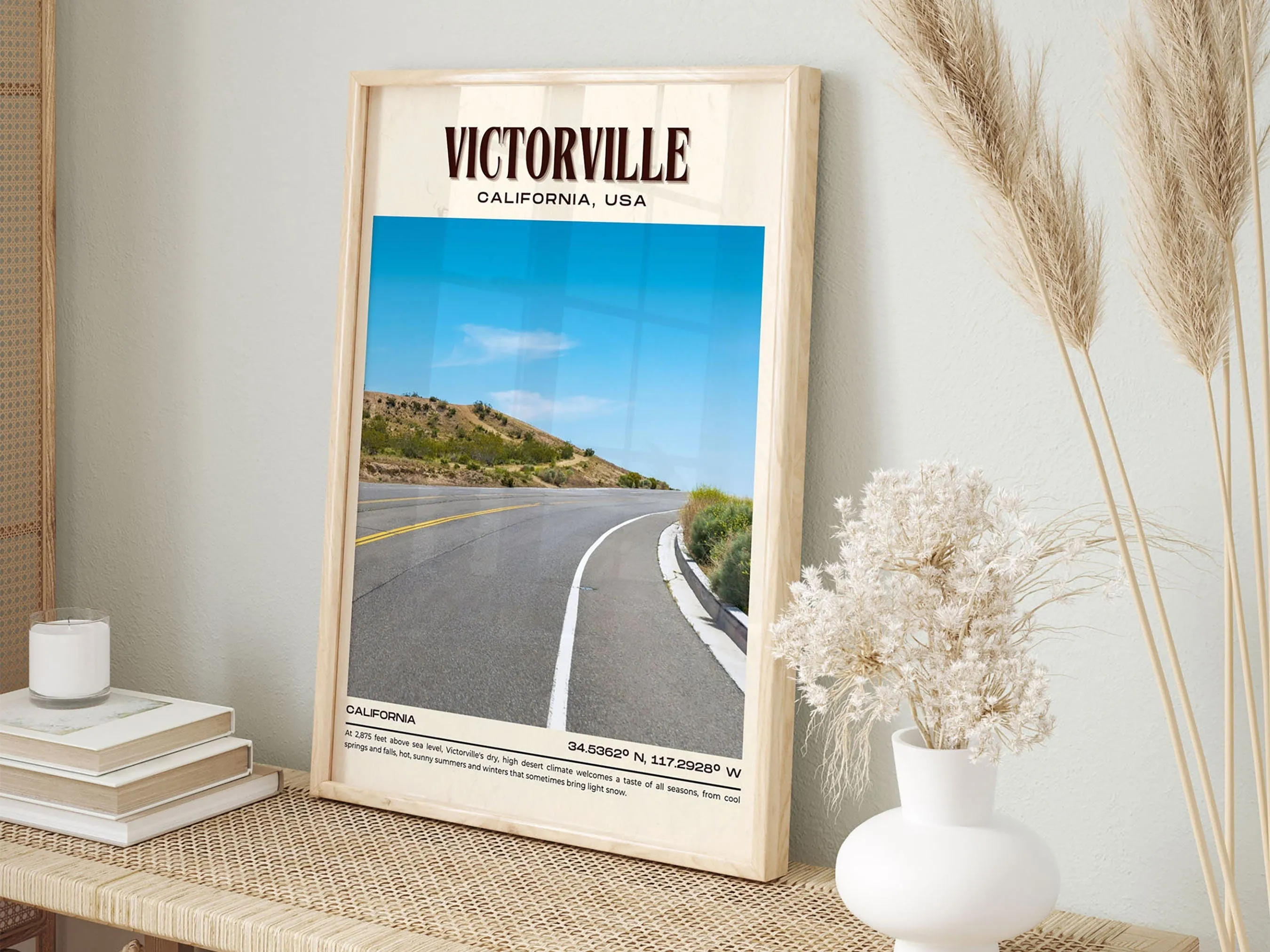Victorville Vintage Wall Art, California, USA