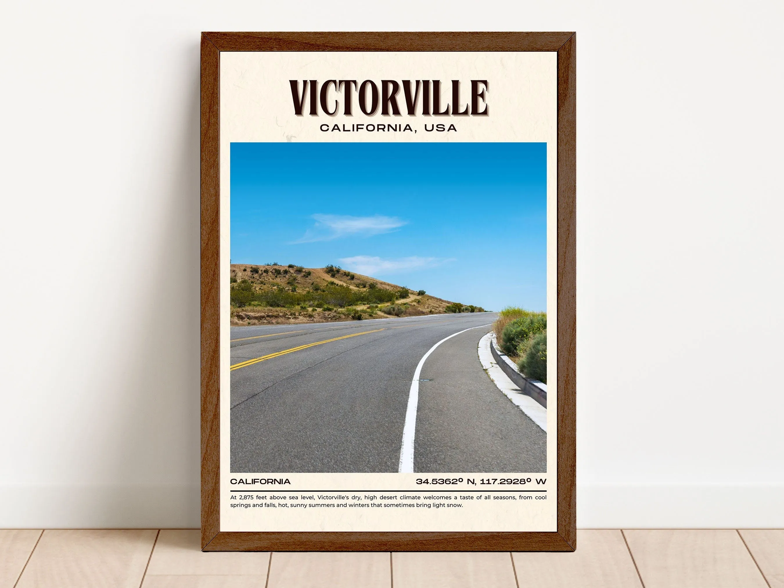 Victorville Vintage Wall Art, California, USA