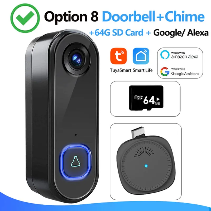 Video Doorbell Wifi Door Bell AC Power