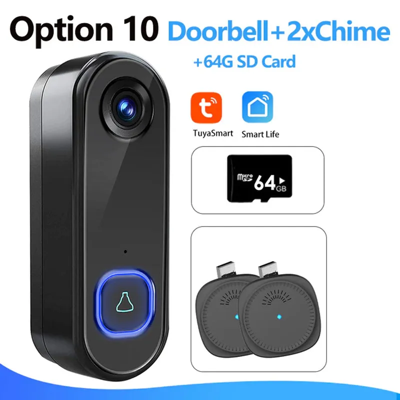 Video Doorbell Wifi Door Bell AC Power