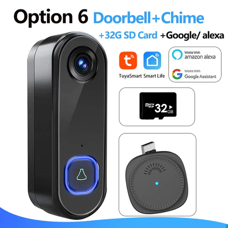 Video Doorbell Wifi Door Bell AC Power