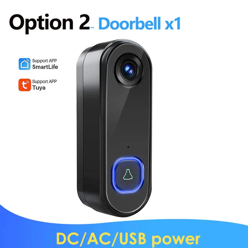 Video Doorbell Wifi Door Bell AC Power