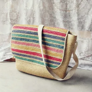 Vintage 70's Stripe Tote