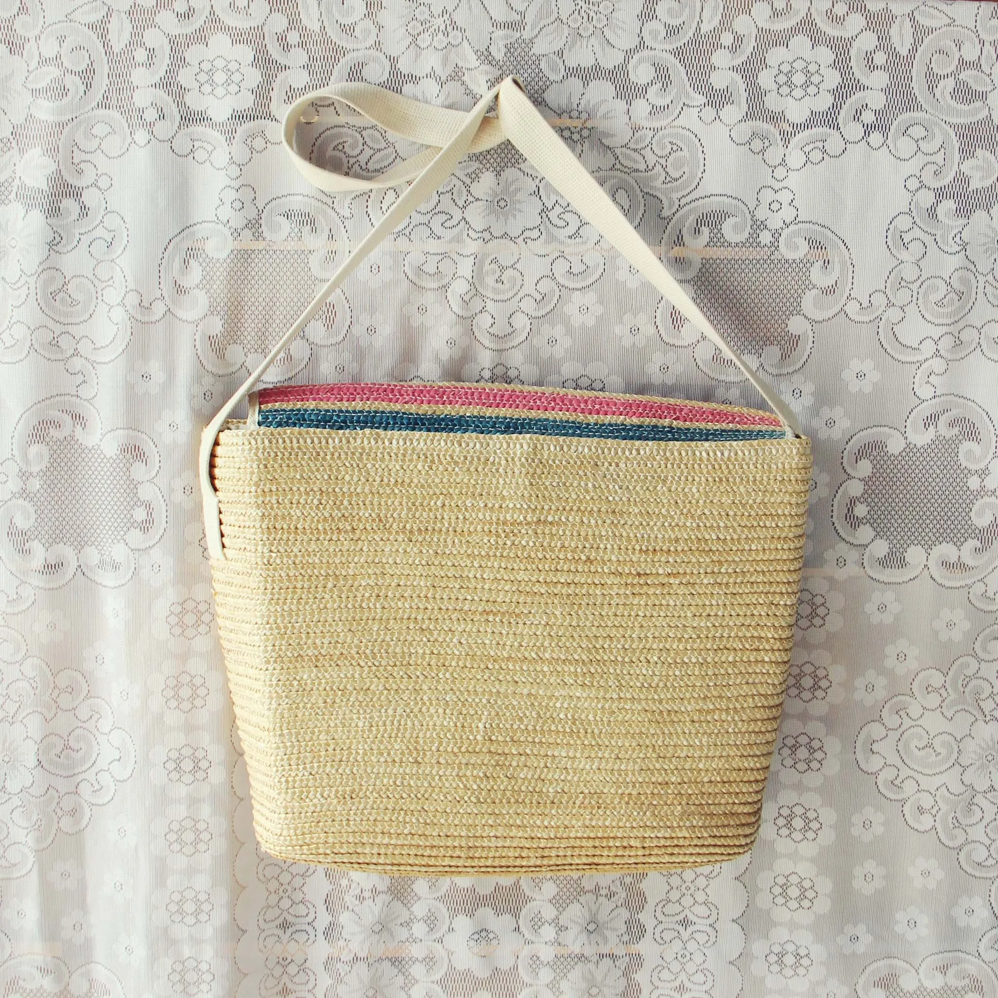 Vintage 70's Stripe Tote