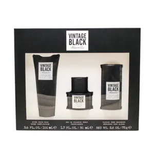 Vintage Black 3 Pc. Gift Set for Men