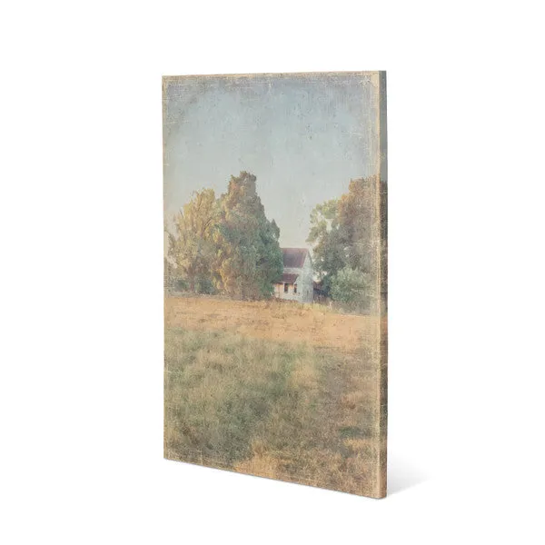 Vintage Canvas Farmhouse Print