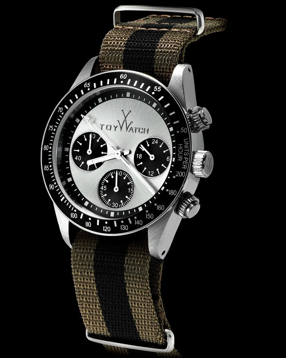 VINTAGE CHRONO HUNTER GREEN AND BLACK