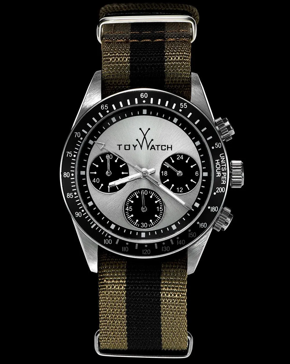 VINTAGE CHRONO HUNTER GREEN AND BLACK