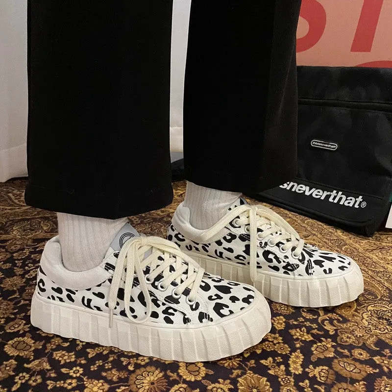 VINTAGE LEOPARD CANVAS SHOES UB3265
