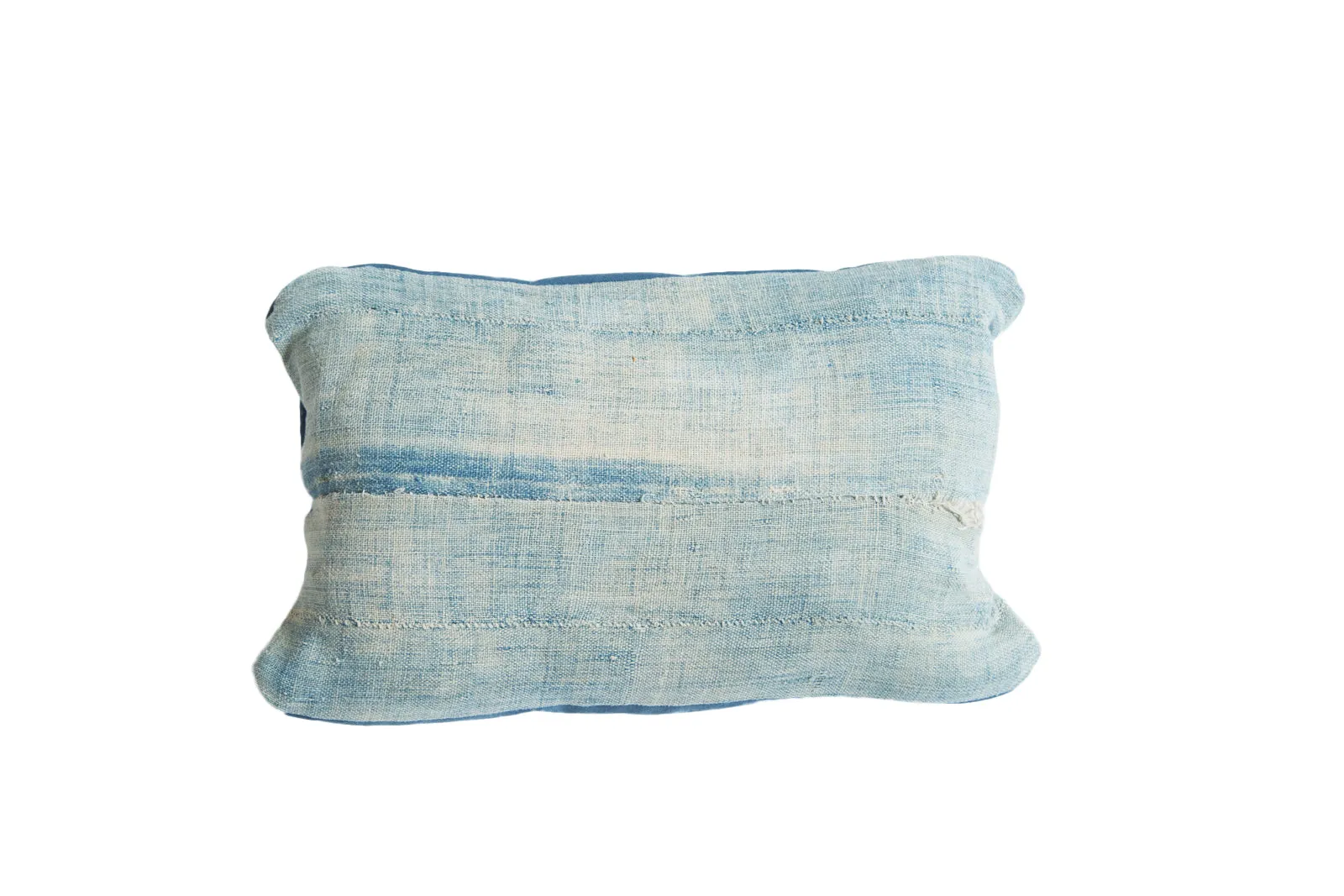 Vintage Light Blue Indigo Pillow