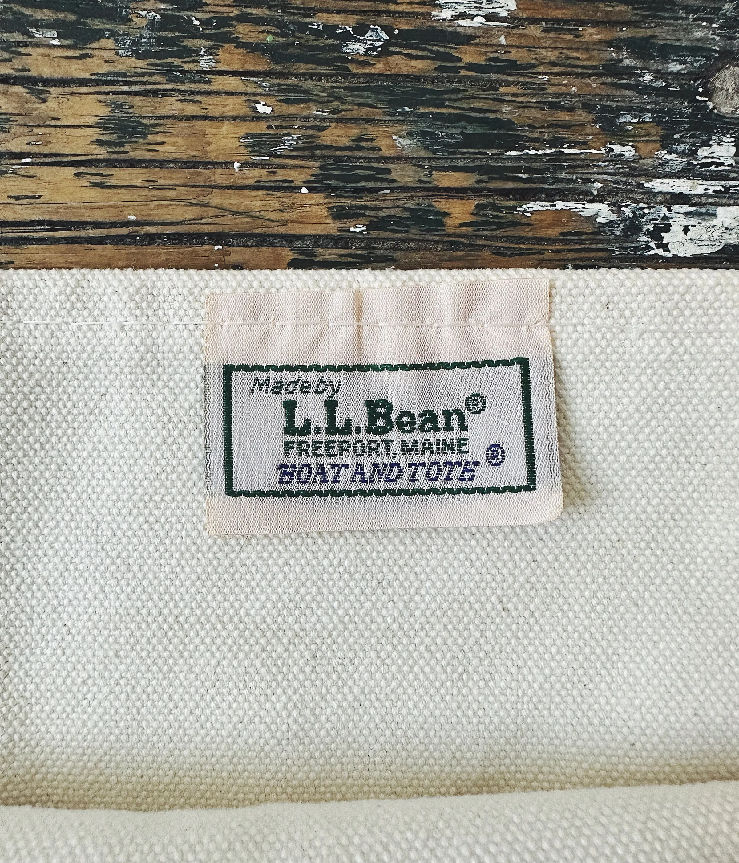 Vintage L.L.Bean Boat and Tote