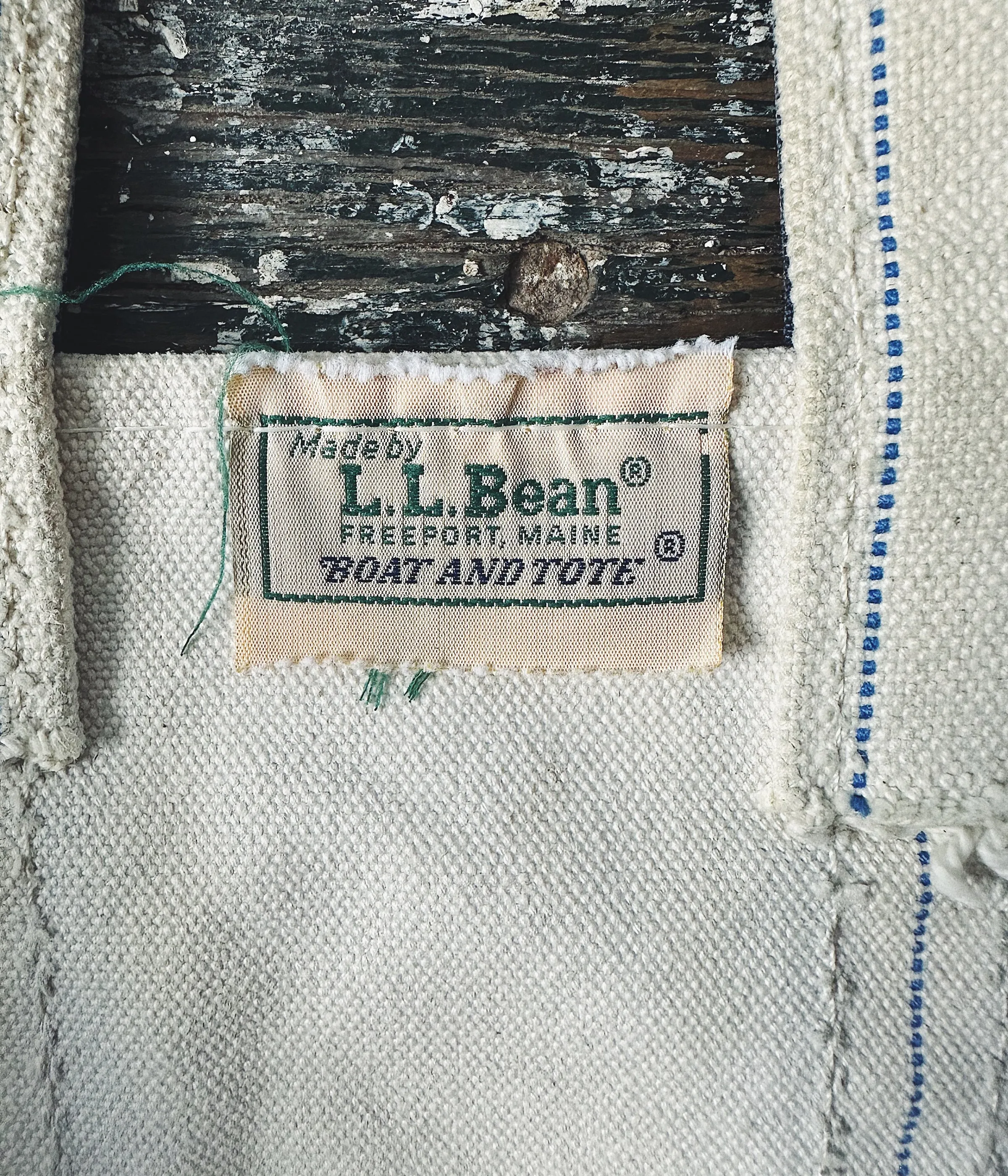 Vintage L.L.Bean Boat and Tote