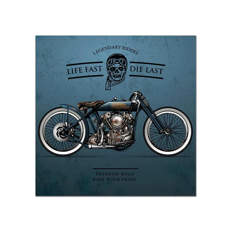 Vintage Poster Classic Motorcycle