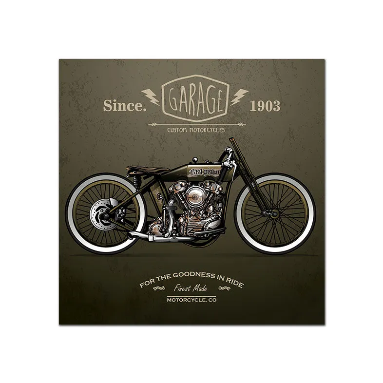 Vintage Poster Classic Motorcycle