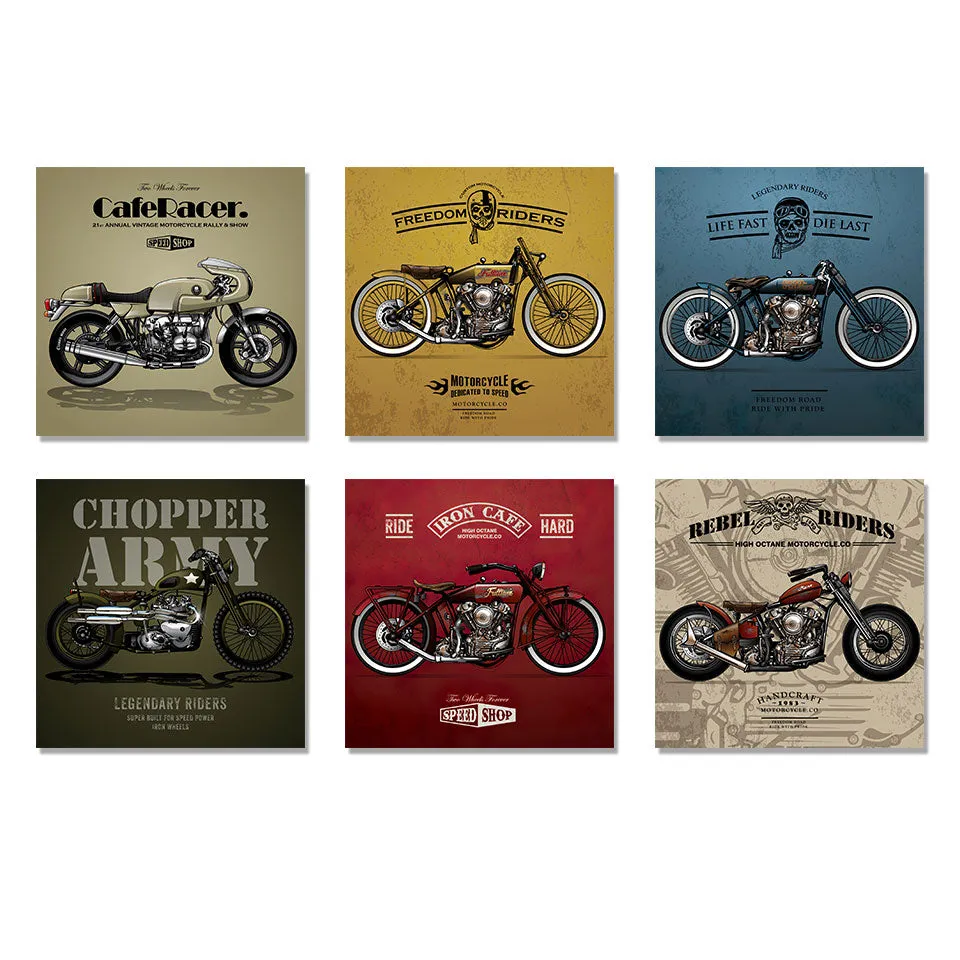 Vintage Poster Classic Motorcycle