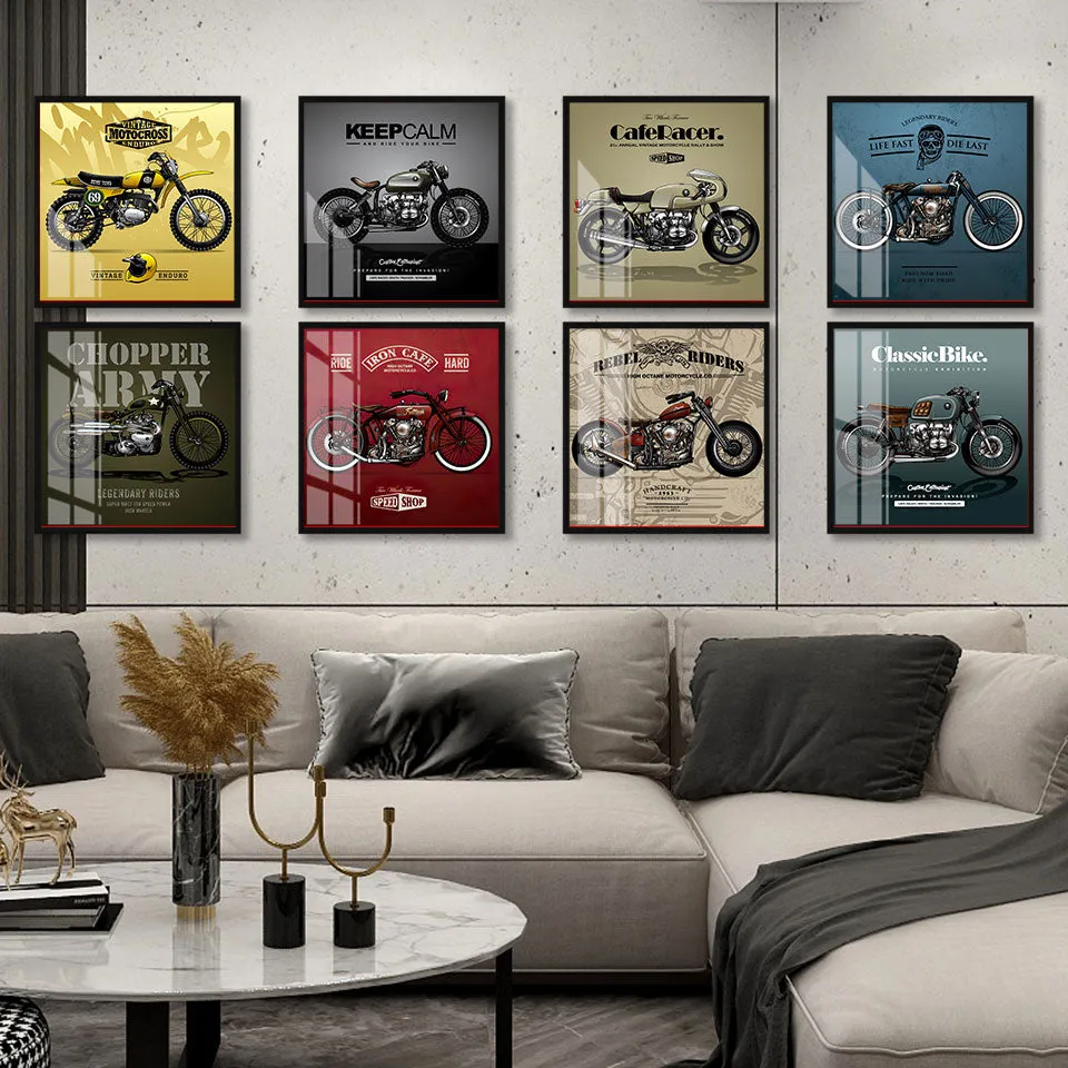 Vintage Poster Classic Motorcycle