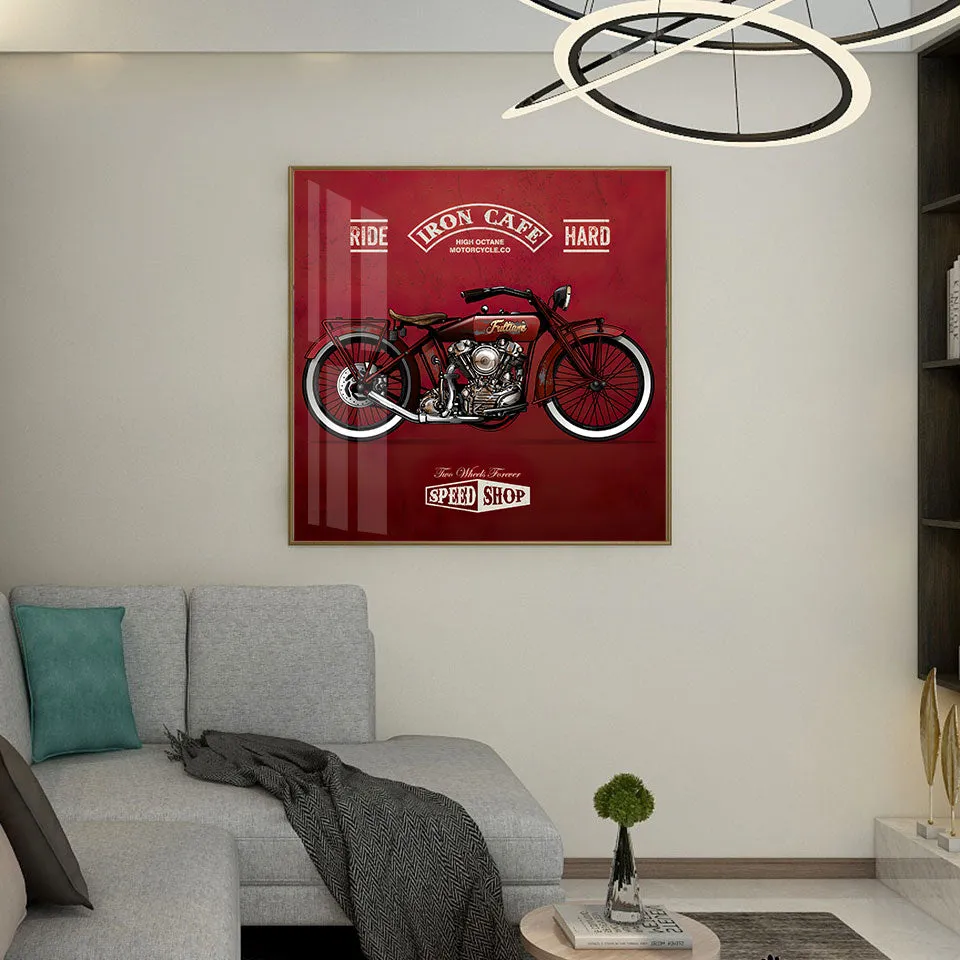 Vintage Poster Classic Motorcycle