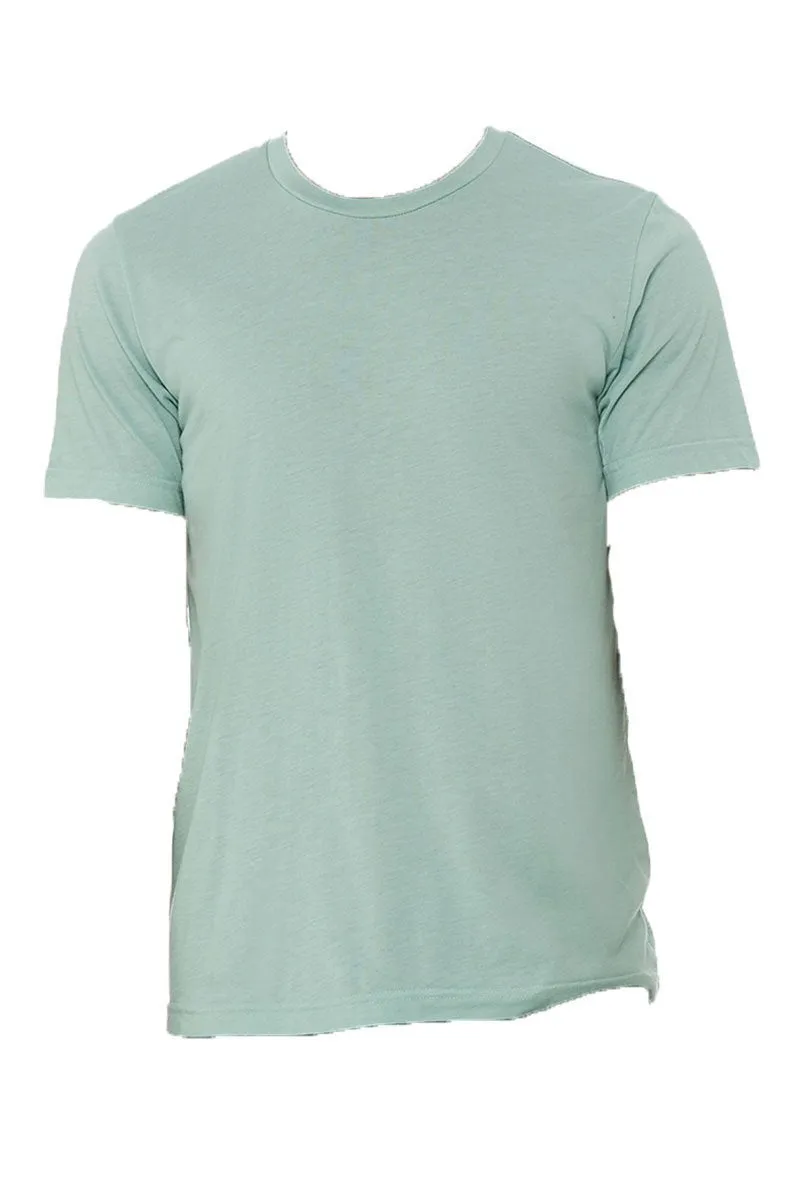 Watercolor Pencil Rainbow Tri-Blend Short Sleeve Tee
