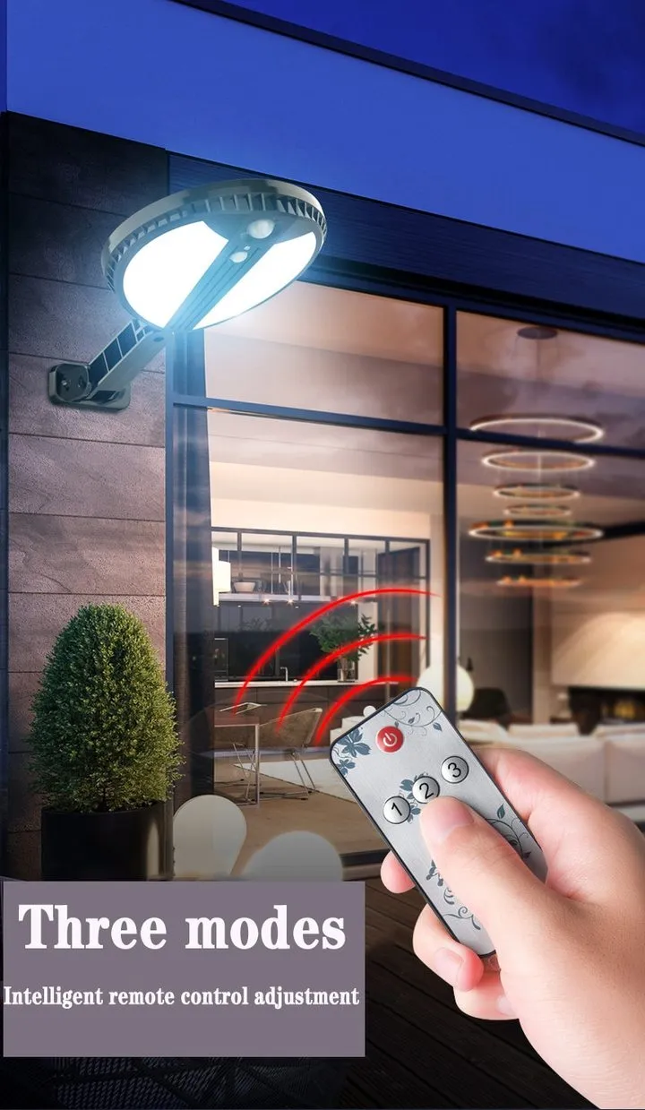 Waterproof 70 LED Solar Wall Light PIR Sensor Detection Garden Lamp