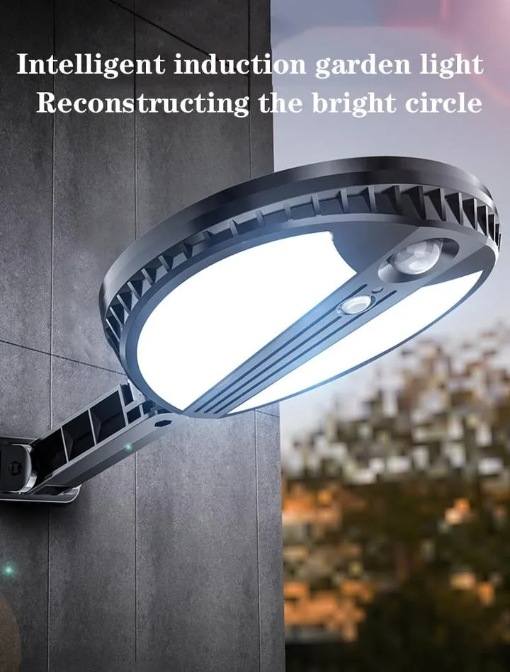 Waterproof 70 LED Solar Wall Light PIR Sensor Detection Garden Lamp
