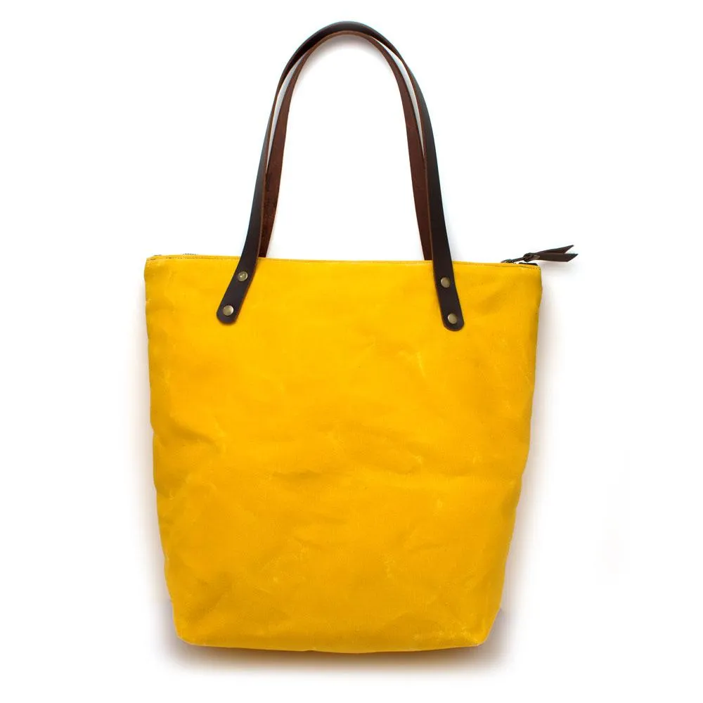 Waxed Canvas Tote