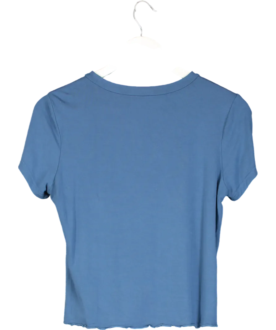White Fox Blue Too Bless Baby Tee UK XL