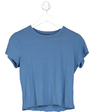 White Fox Blue Too Bless Baby Tee UK XL