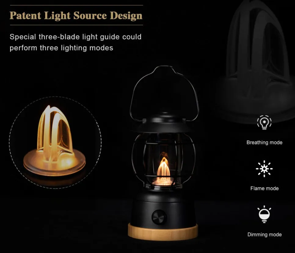Wild Land Knight SE Camping Light & Power Bank Black
