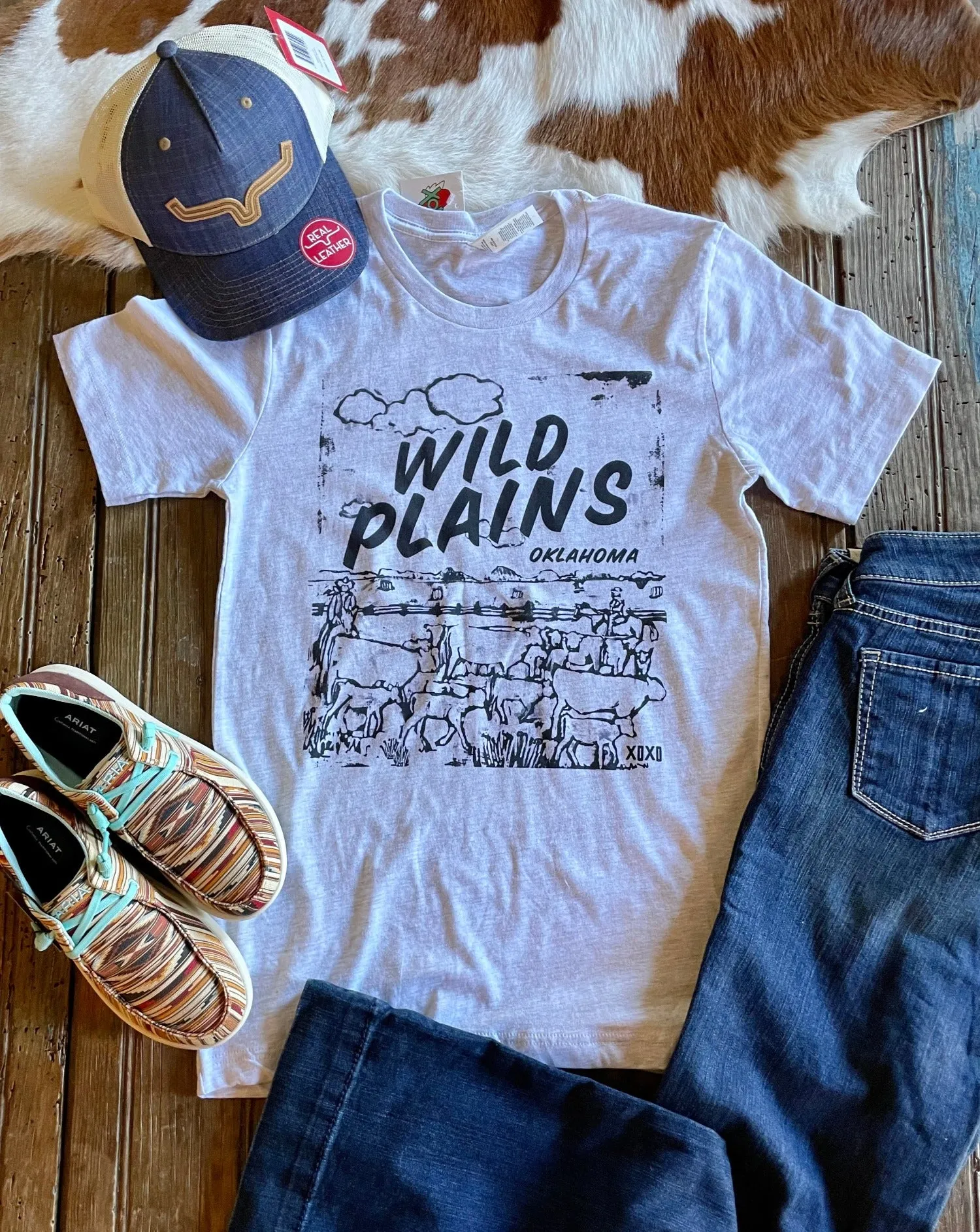 Wild Plains Americana Cattle Drive Tee