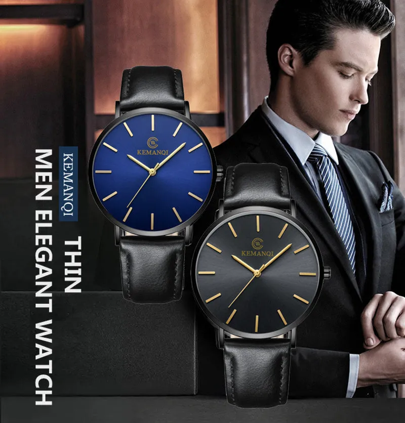 William Royce Men's Luxury Ultra-thin Wrist Watch