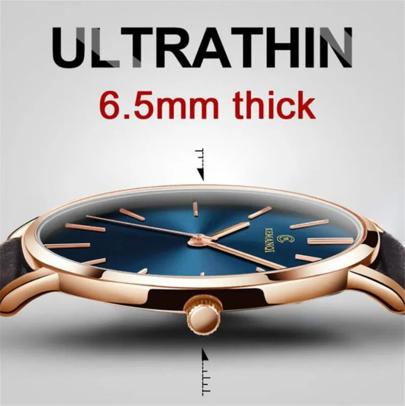 William Royce Men's Luxury Ultra-thin Wrist Watch