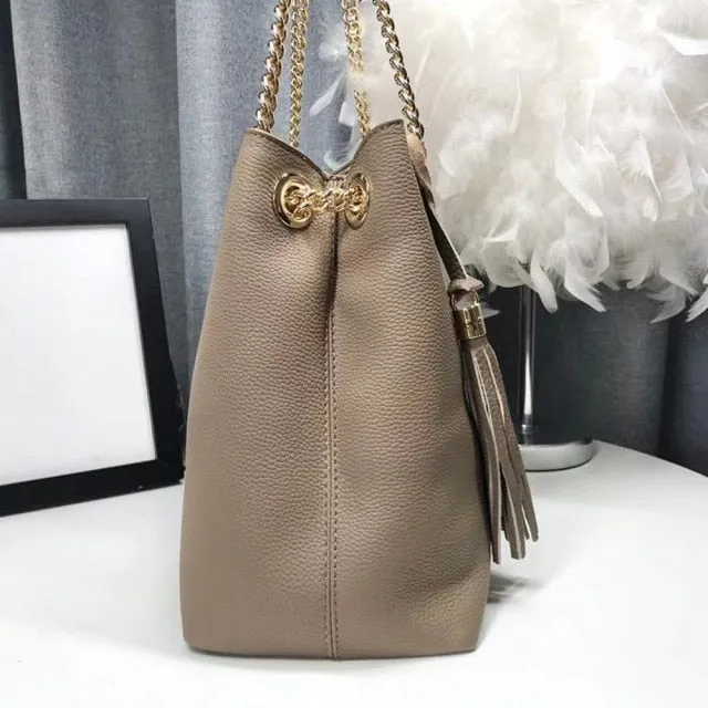Women Fashion Cow Leather Handbag