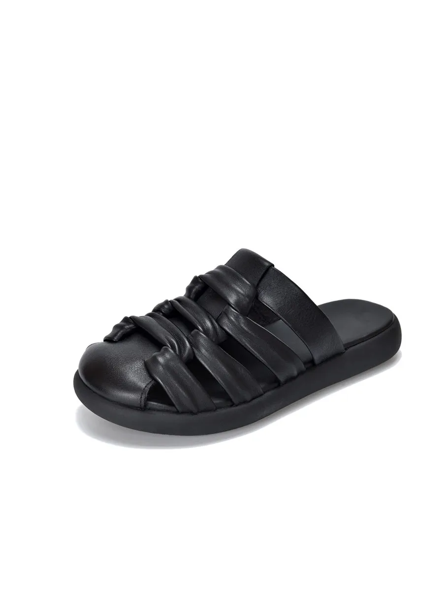 Women Summer Casual Genuine Leather Sandals