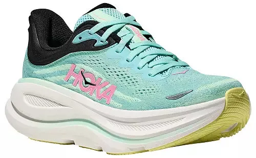 WOMEN'S HOKA BONDI 9 | BLUE SPARK / MINT FLUORITE