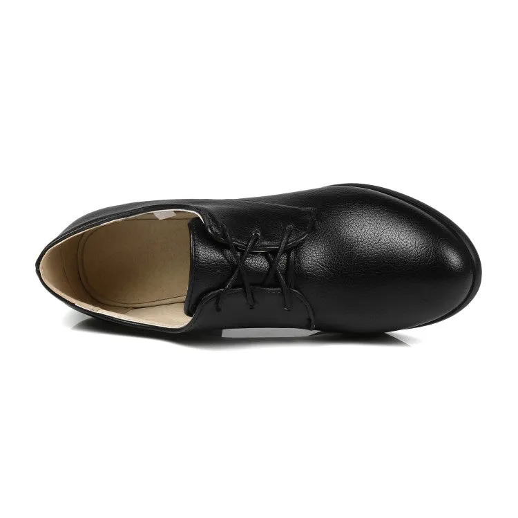 Women's Lace Up High Heel Shoes