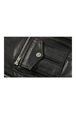 WOMEN'S SHORT RACER 6 POCKET BUTTER SOFT LAMB REAL LEATHER VERY SOFT